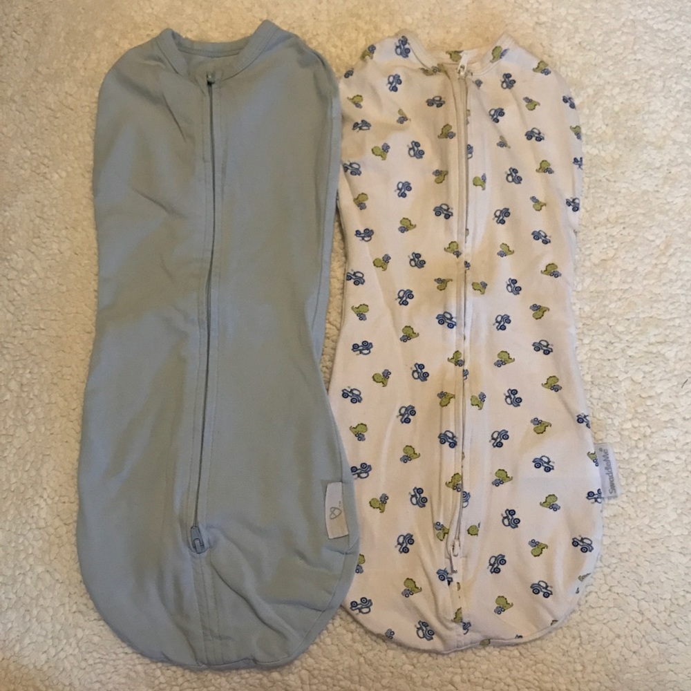 Easy zip up swaddles by Swaddle Me